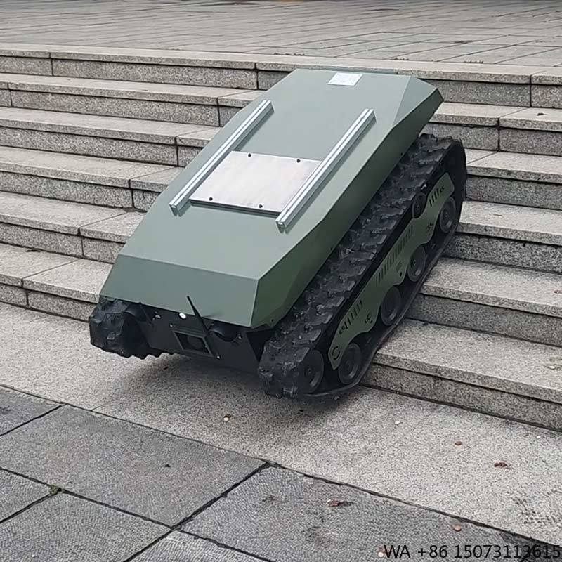 Robot Chassis - 階段昇降能力付きクローラダンプトラックシャーシ、消防救助用無限軌道ロボットプラットフォーム