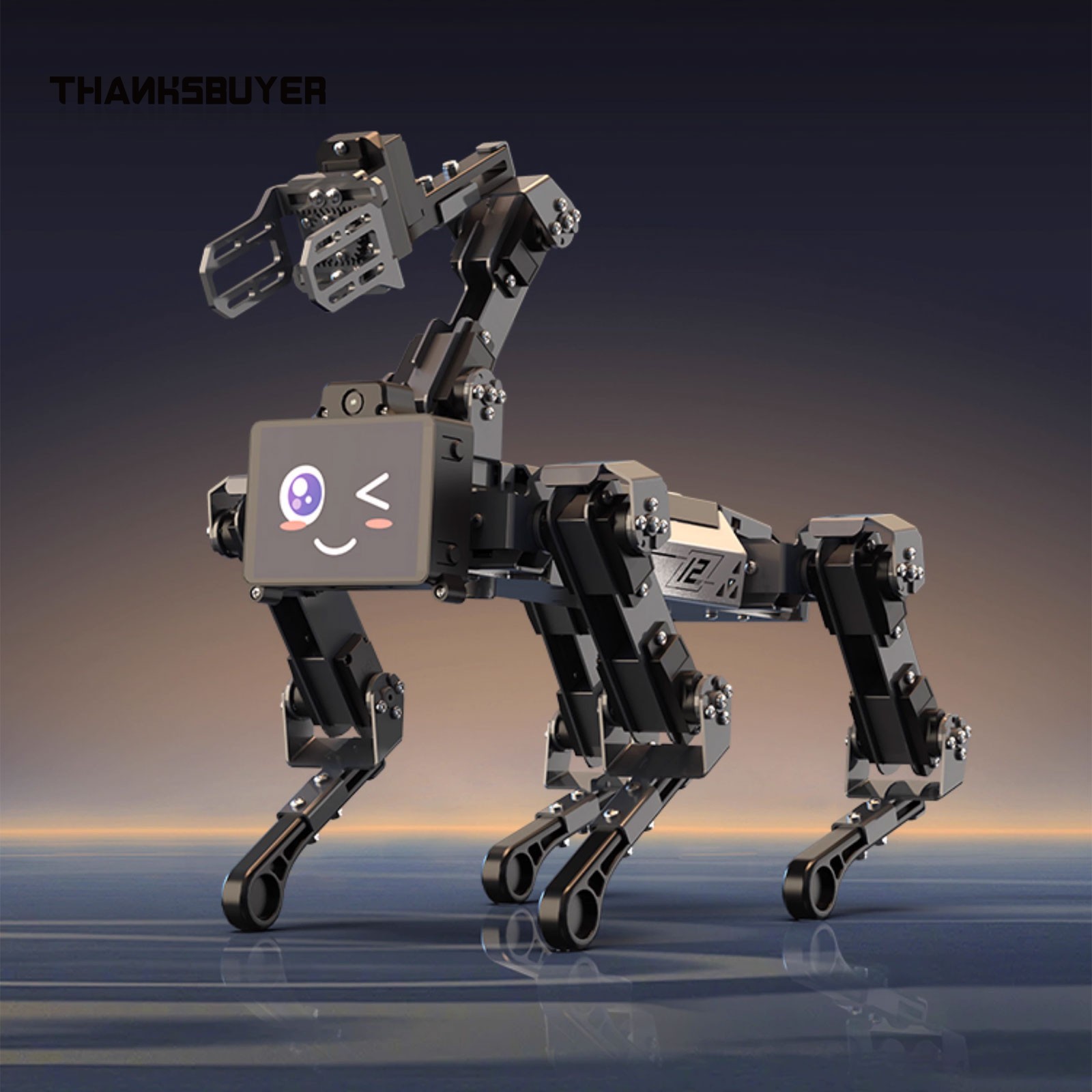Robot Arm Metal - DOGZILLA-Lite 15DOF AI バイオニック犬型ロボット 犬型ロボット ラズベリーパイメインコントローラー搭載