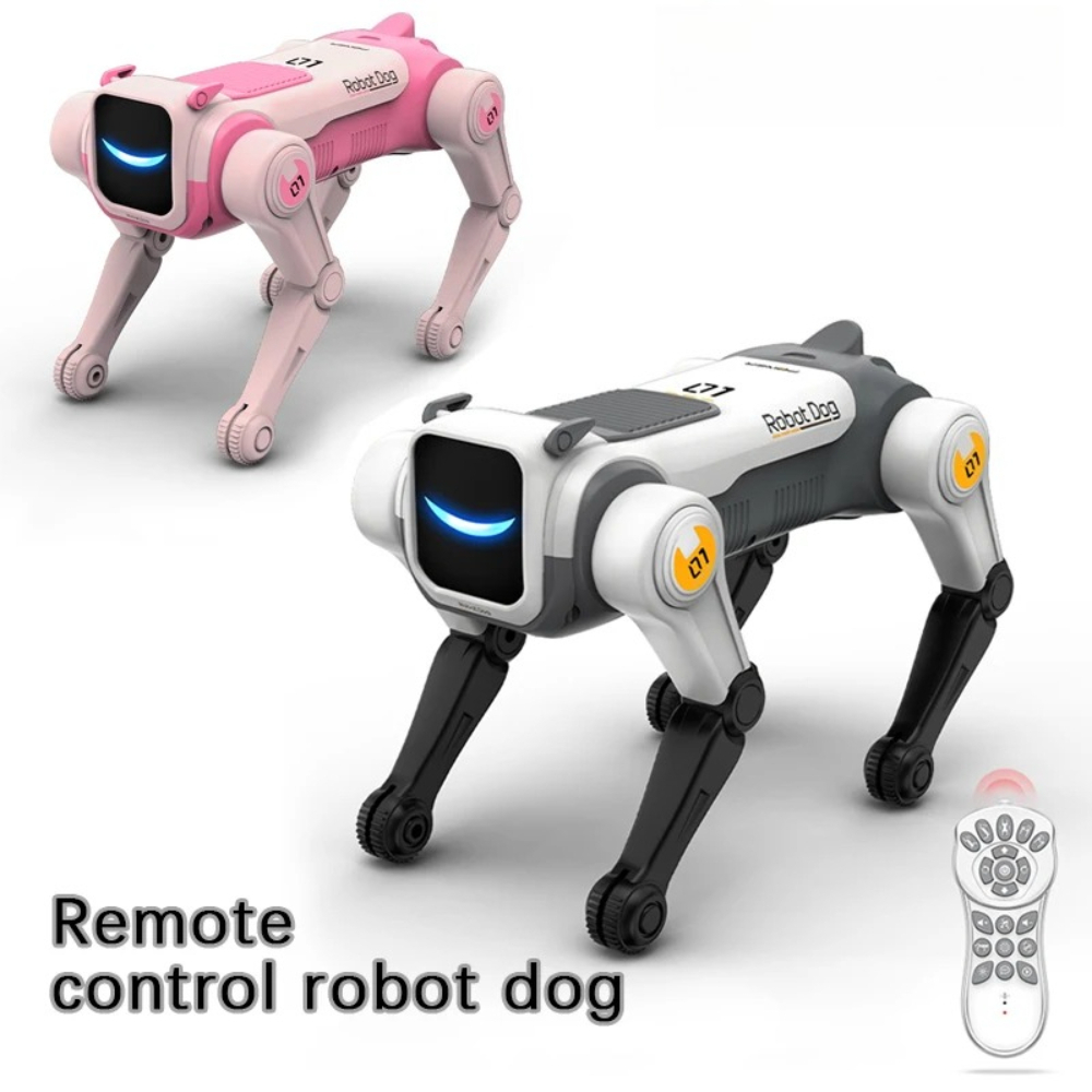 Robot Remote Control - スマートリモコン操作ロボット犬 バイオニックモデル メカニカルドッグ 音声制御電動おもちゃ 誕生日プレゼント
