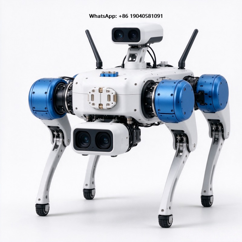 Robot Wheel - 車輪付き四足ロボットQ10W、産業用検査・救助ロボット