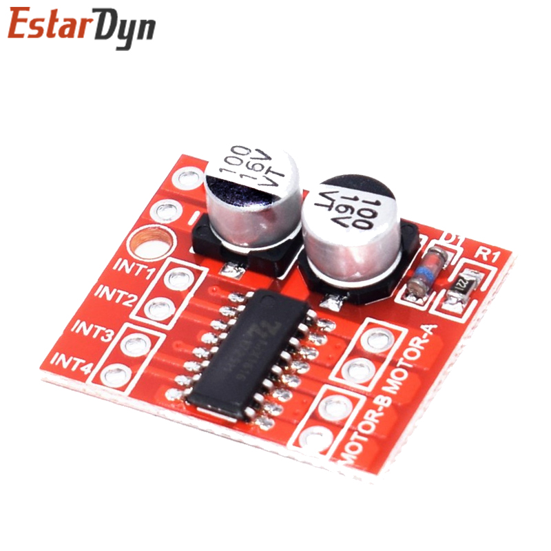 L298N Module - Estardyn-dcモータードライブモジュール、デュアルHブリッジ、リバースPWM速度、ステッピングモーター、ミニビクトリー、l298n