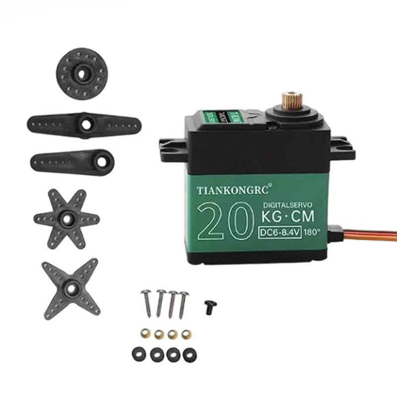Servo Pan Tilt - TD-8820MG 20kg デジタルメタルギアモーターサーボ 180度ジンバルサーボ ロボット用パンチルトステアリングギア リモートRCカーモデル用