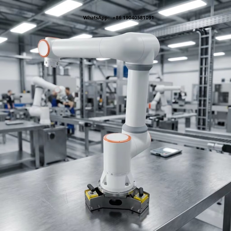 Robot Arm Metal - 柔軟な6軸コボットロボットアーム。自動金属表面研磨、研磨、バリ取りシステム用。
