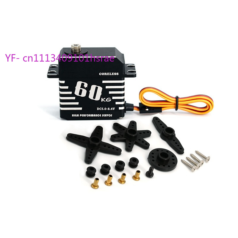 60KG高トルクフルメタル中空カップデジタルサーボ RCカー - Servo Pan Tilt のレビューと価格