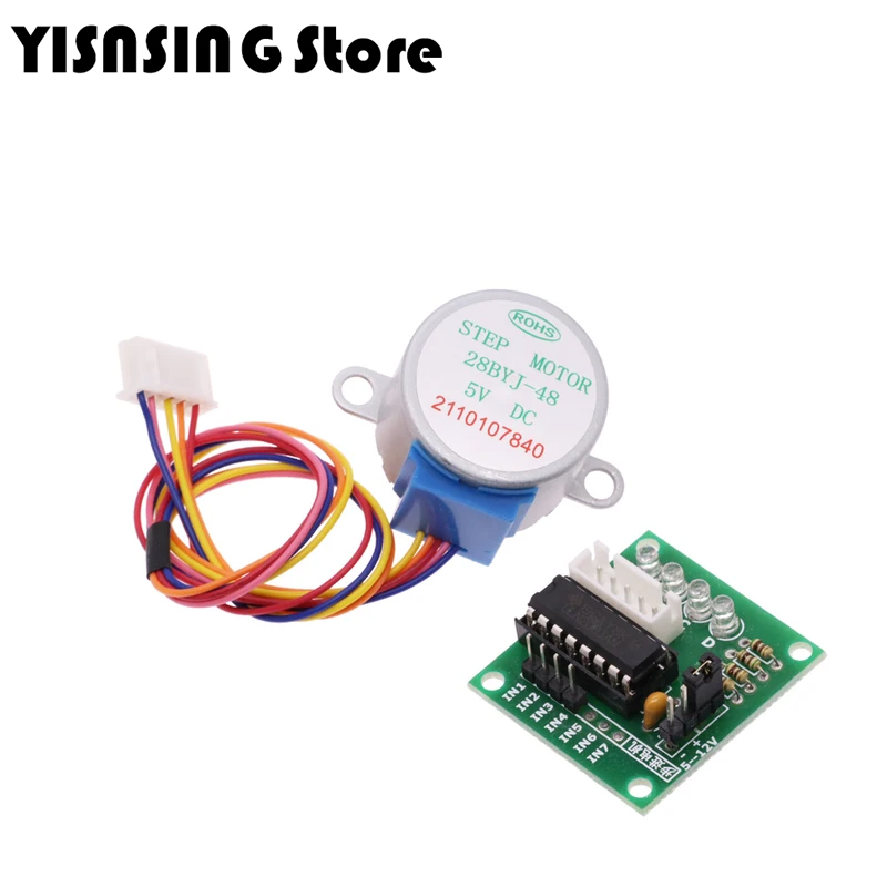 5V 4相28BYJ-48 DCギアステップモーター ULN - 28Byj-48 のレビューと価格