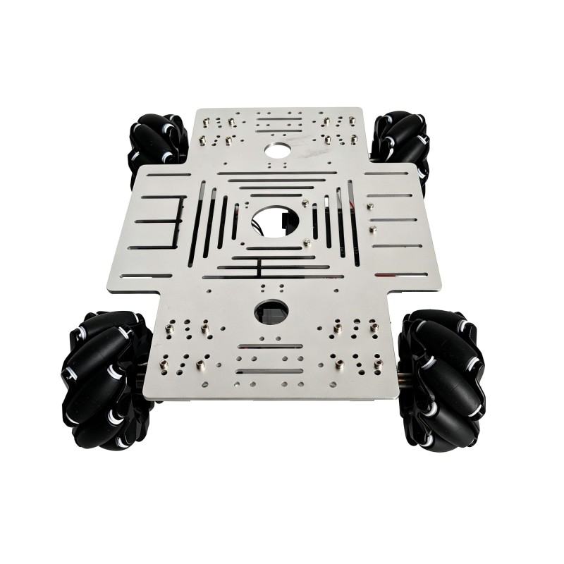 15kg積載 4WD メカナムホイール ロボットカーキット  - Ros Robot のレビューと価格