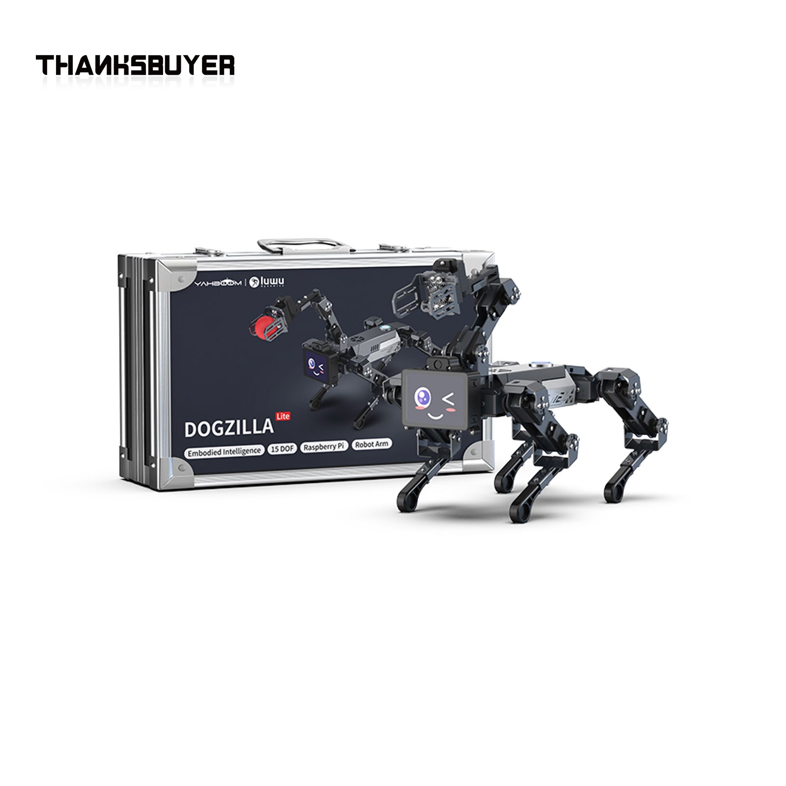 DOGZILLA-Lite 15DOF AI バイオニック犬 - Robot Arm Metal のレビューと価格