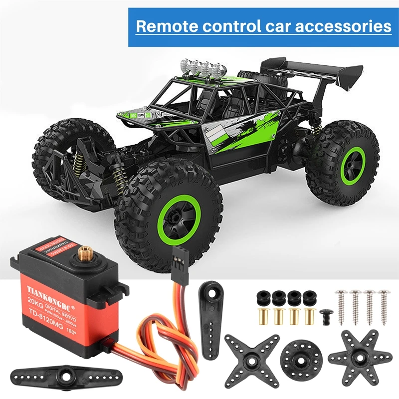 Rcカー用防水デジタルサーボ,金属ギア,高トルク,リモートコ - Servo Pan Tilt のレビューと価格