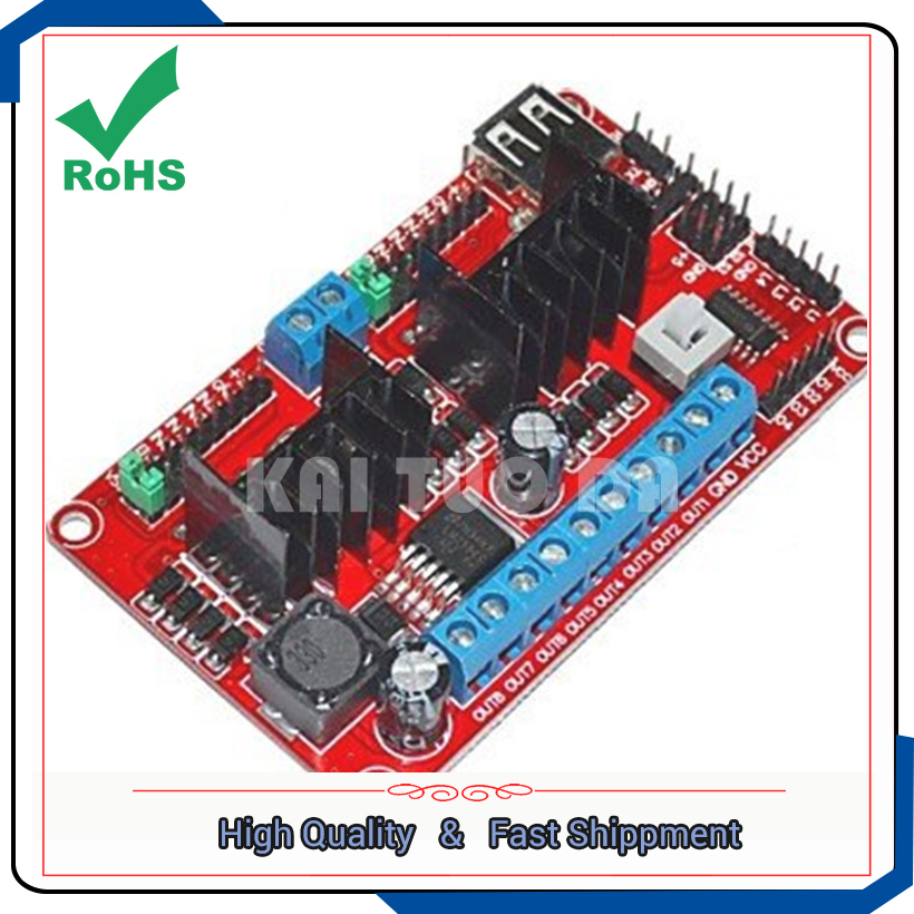 L298N V3 / 4 4 DC ステッピングモータードラ - L298N Module のレビューと価格