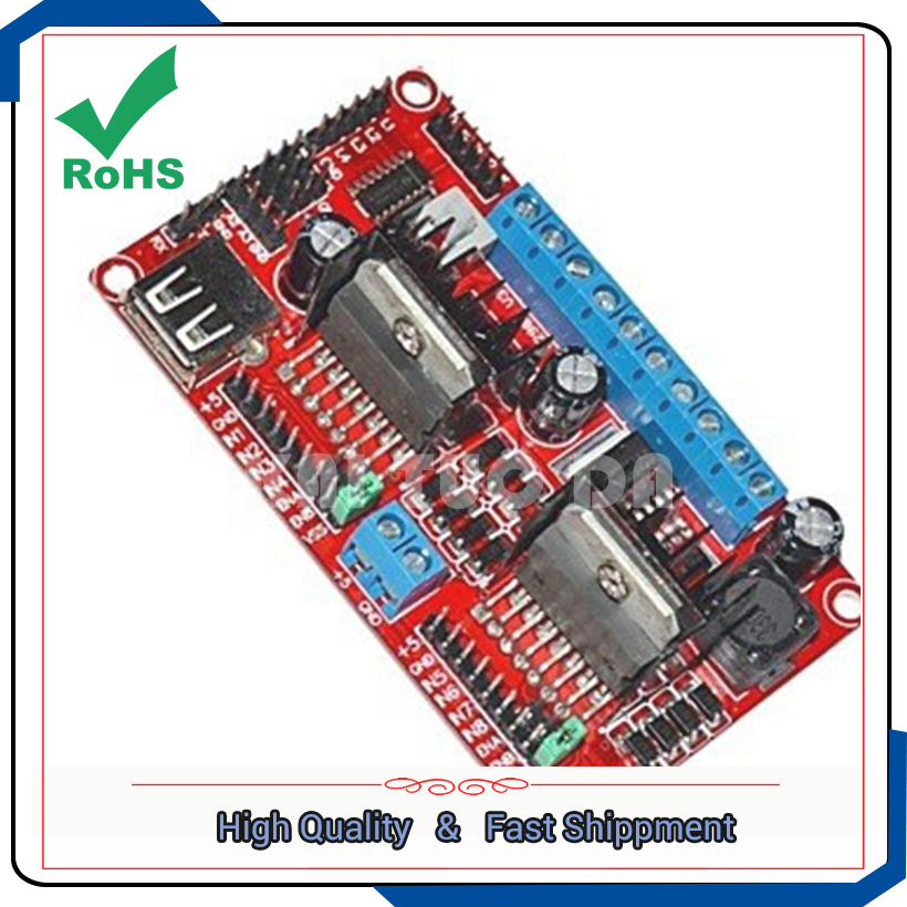 L298N V3 / 4 4 DC ステッピングモータードラ - L298N Module のレビューと価格
