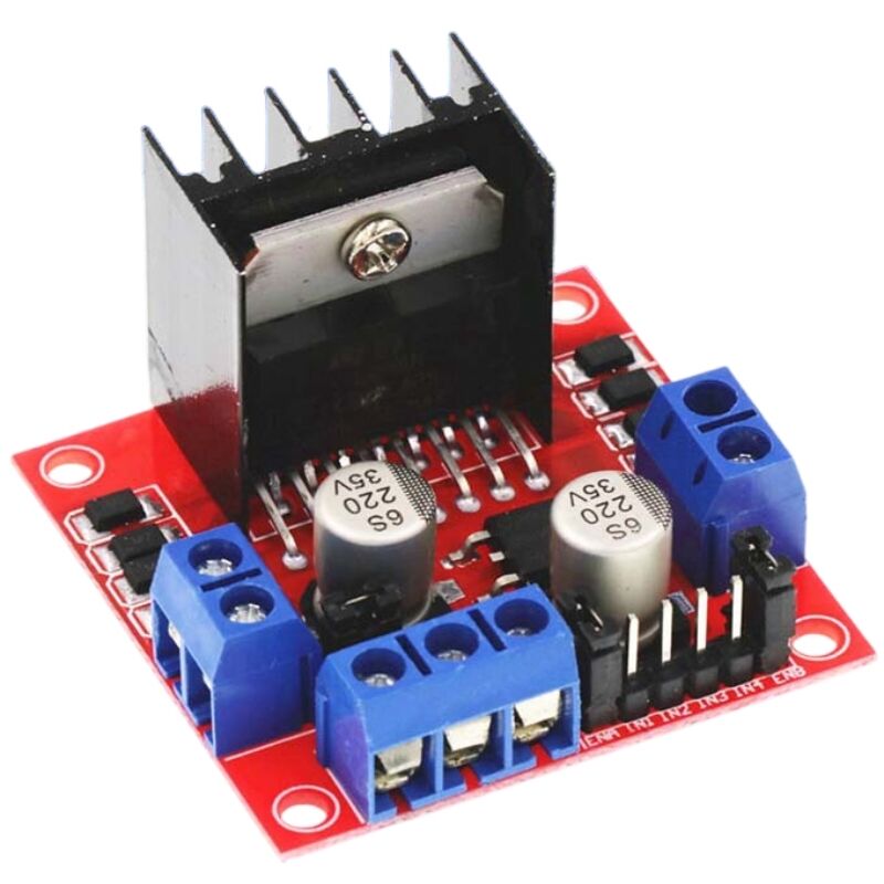 L298NデュアルHブリッジDCステッピングモータードライバ - L298N Module のレビューと価格