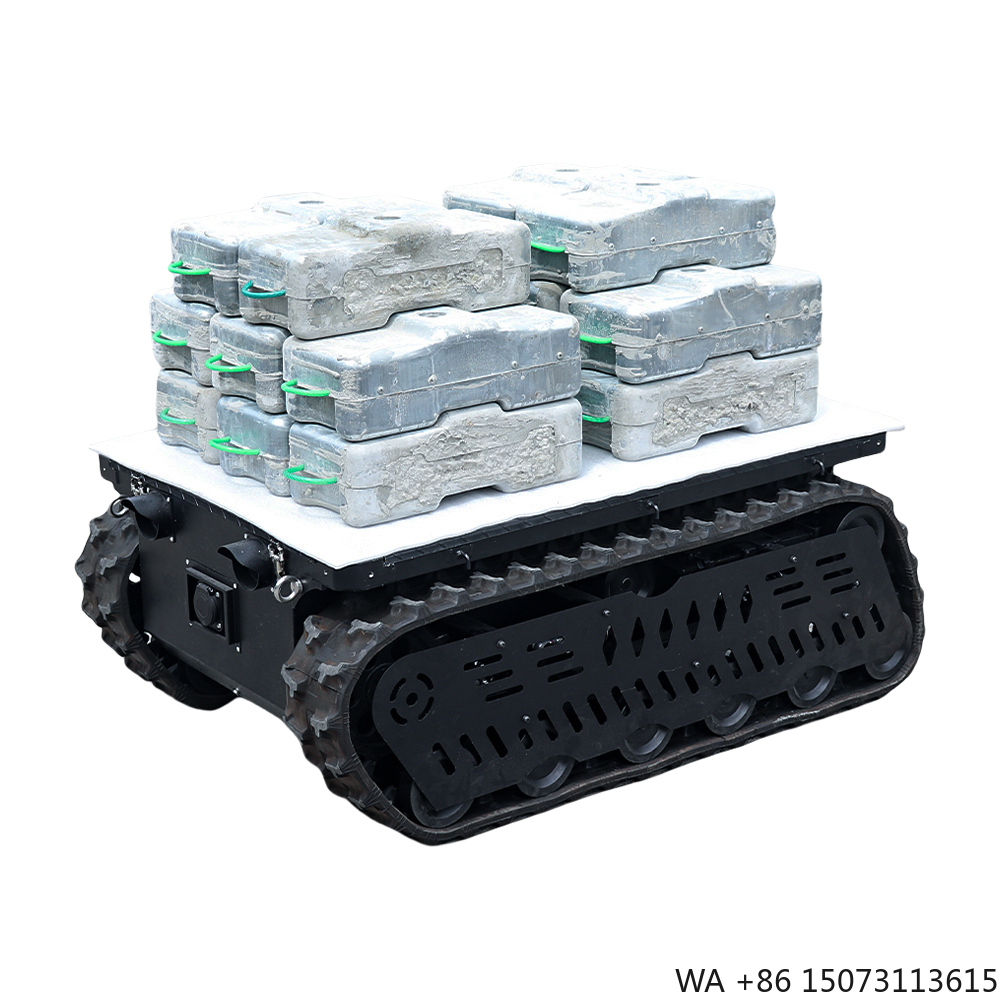 300～600kg積載可能なRCタンククローラーロボットシャ - Robot Chassis のレビューと価格
