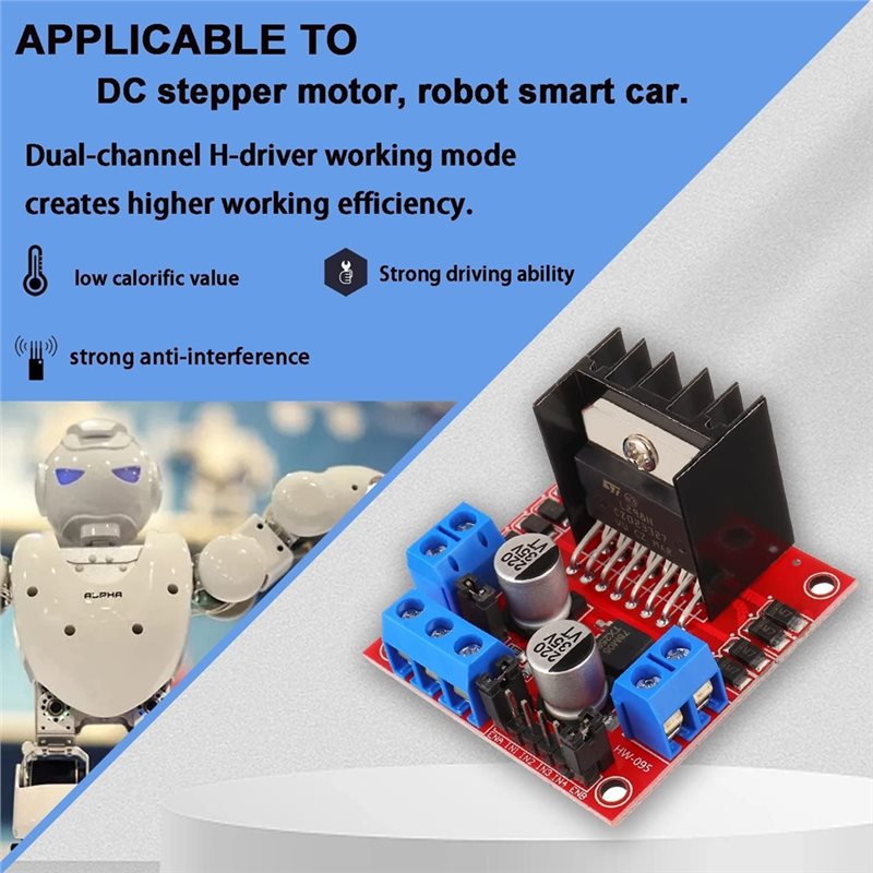 AEE7-4 個 L298N モータードライバーコントローラ - L298N Module のレビューと価格