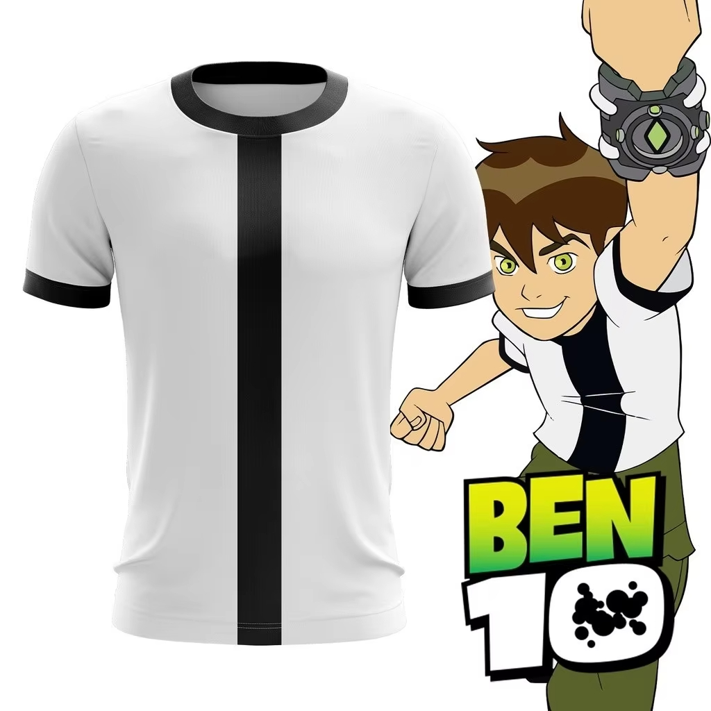 アニメオムニトリックスベン 10 コスプレ Tシャツ 3D  - Omni Wheel のレビューと価格