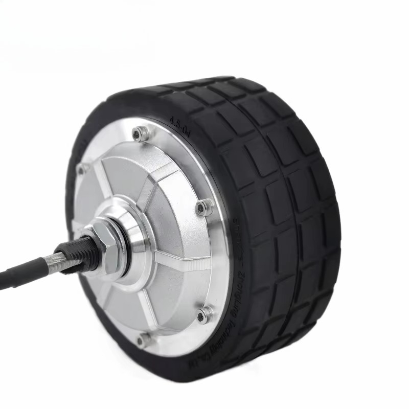 4.5インチ、直流24V、200W、最大150kgの負荷に対 - Robot Wheel のレビューと価格