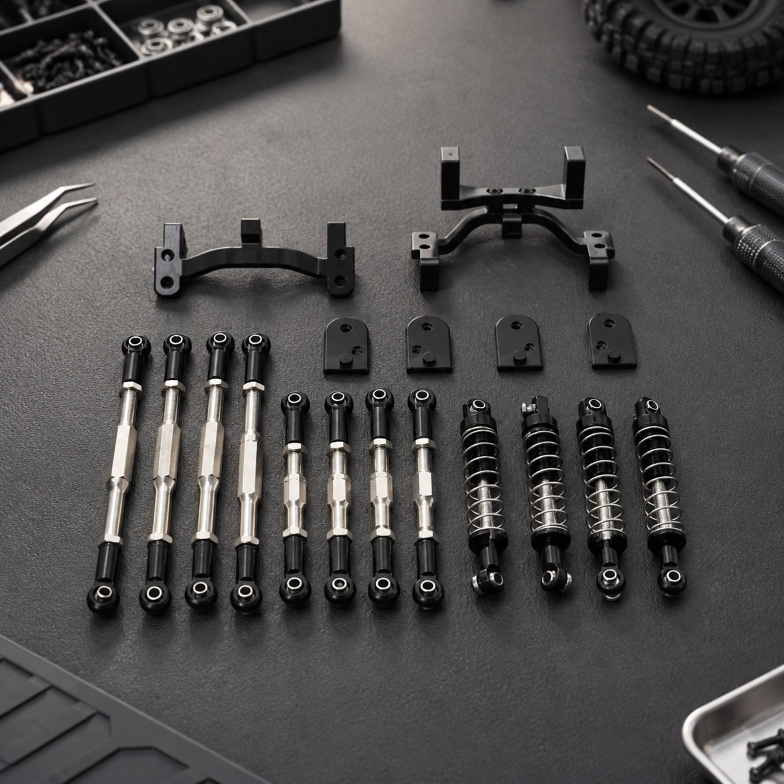 1:16スケールのRC車両用、金属製アップグレードキット。サ - Servo Bracket のレビューと価格