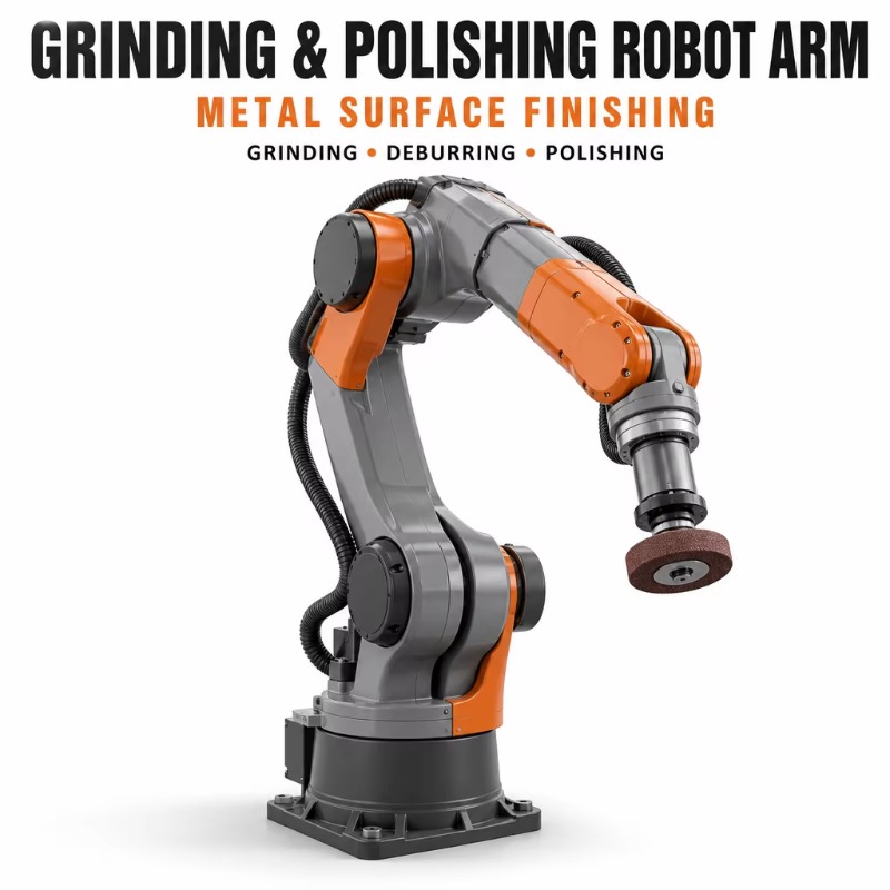 産業用6軸研磨ロボットアーム。PLC制御によるサーボ電気駆動 - Robot Arm Metal のレビューと価格
