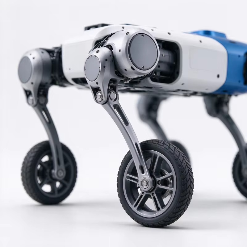 車輪付き四足ロボットQ10W、産業用検査・救助ロボット - Robot Wheel のレビューと価格