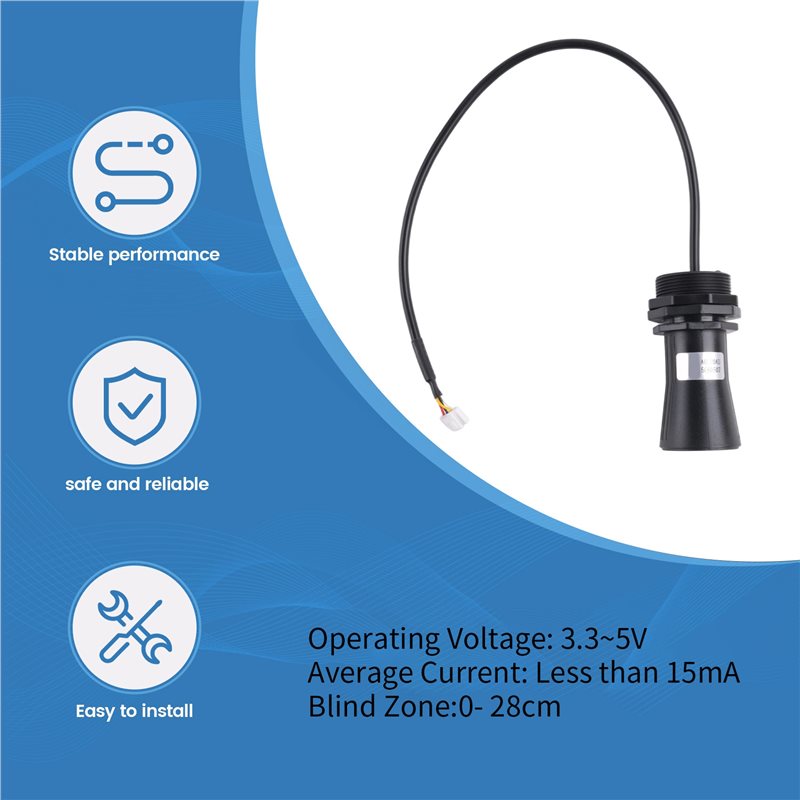 ホット販売高精度防水超音波距離センサー浸透スモッグダスト範囲 - Ultrasonic Distance Sensor のレビューと価格