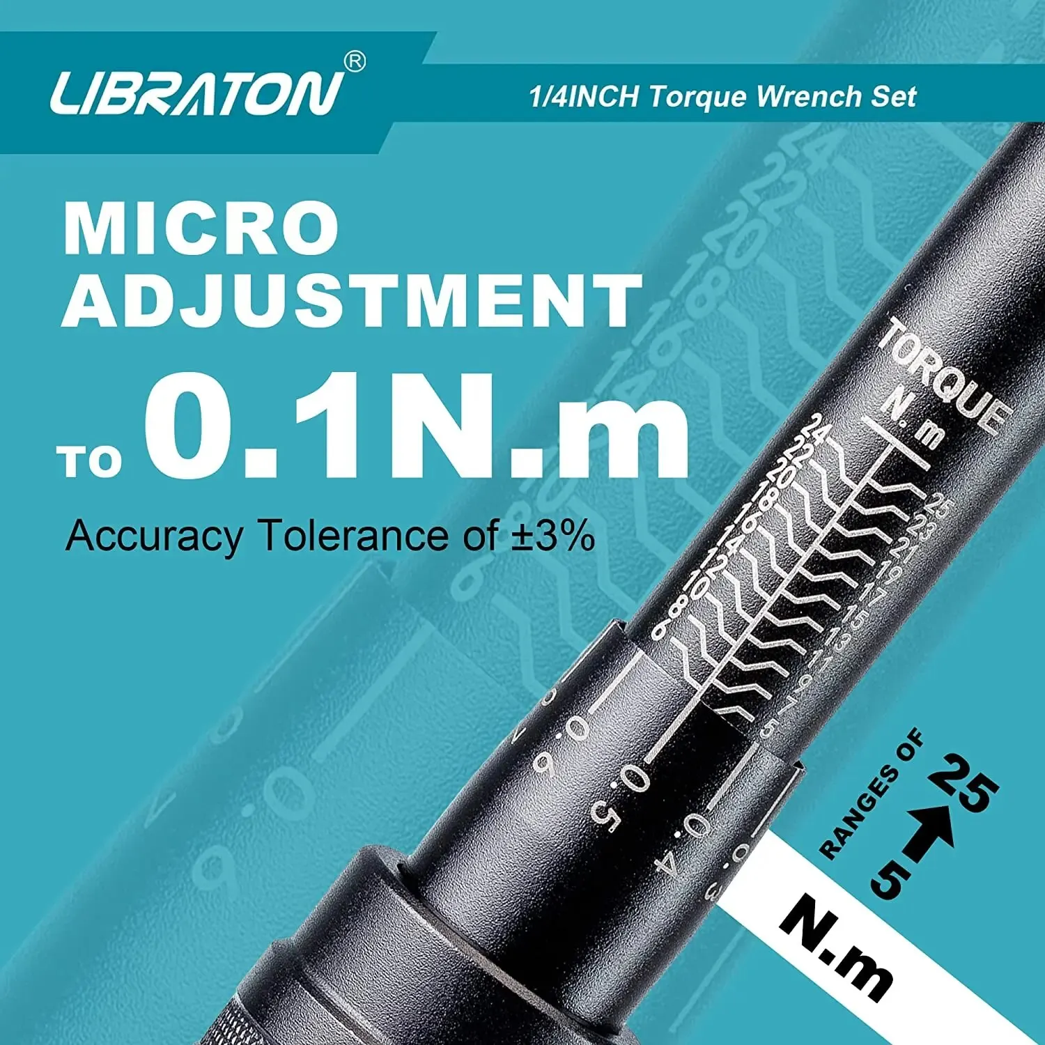 LIBRATON バイク用トルクレンチ、1/4インチ、5～2 - Microbit のレビューと価格