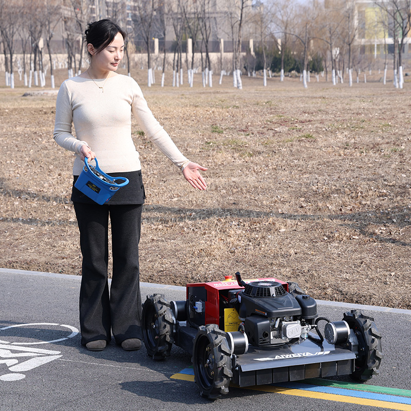 カスタマイズ可能なリモコン式ロボット芝刈り機、草刈り機、フレ - Robot Wheel のレビューと価格