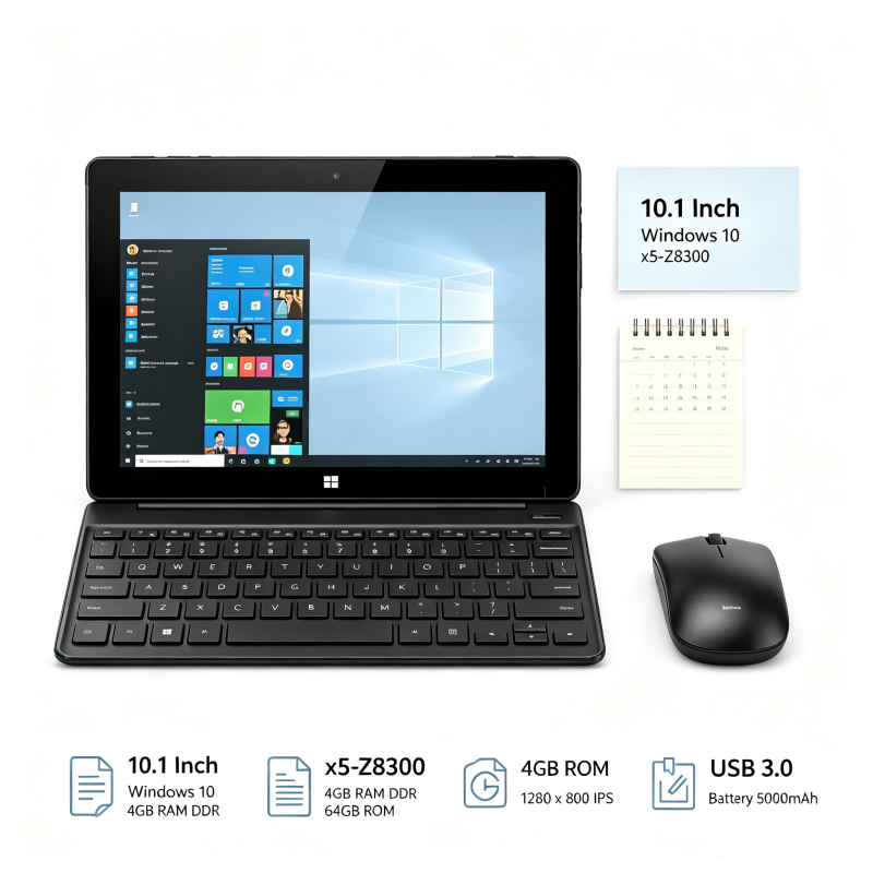 10.1インチ、Q1 X5-Z8300 CPU、4GB RA - Microbit のレビューと価格
