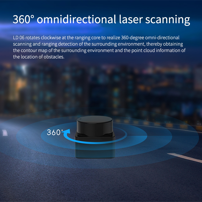 Ld06-レーザーセンサー診断キット,ポータブル,360度d - Ros Robot のレビューと価格