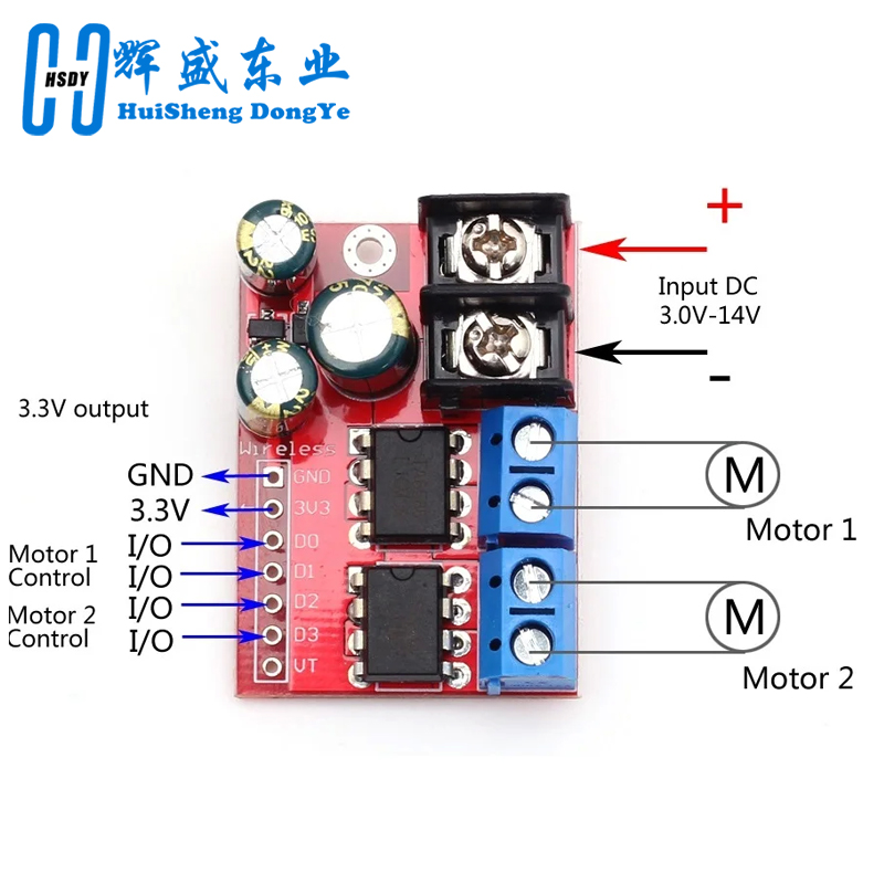 Hブリッジリモートコントロールモータードライブモジュール、デ - L298N Module のレビューと価格